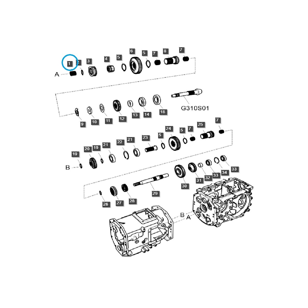 lager - copy of Nadellager / TRG281 / LS Traktor / 40007814