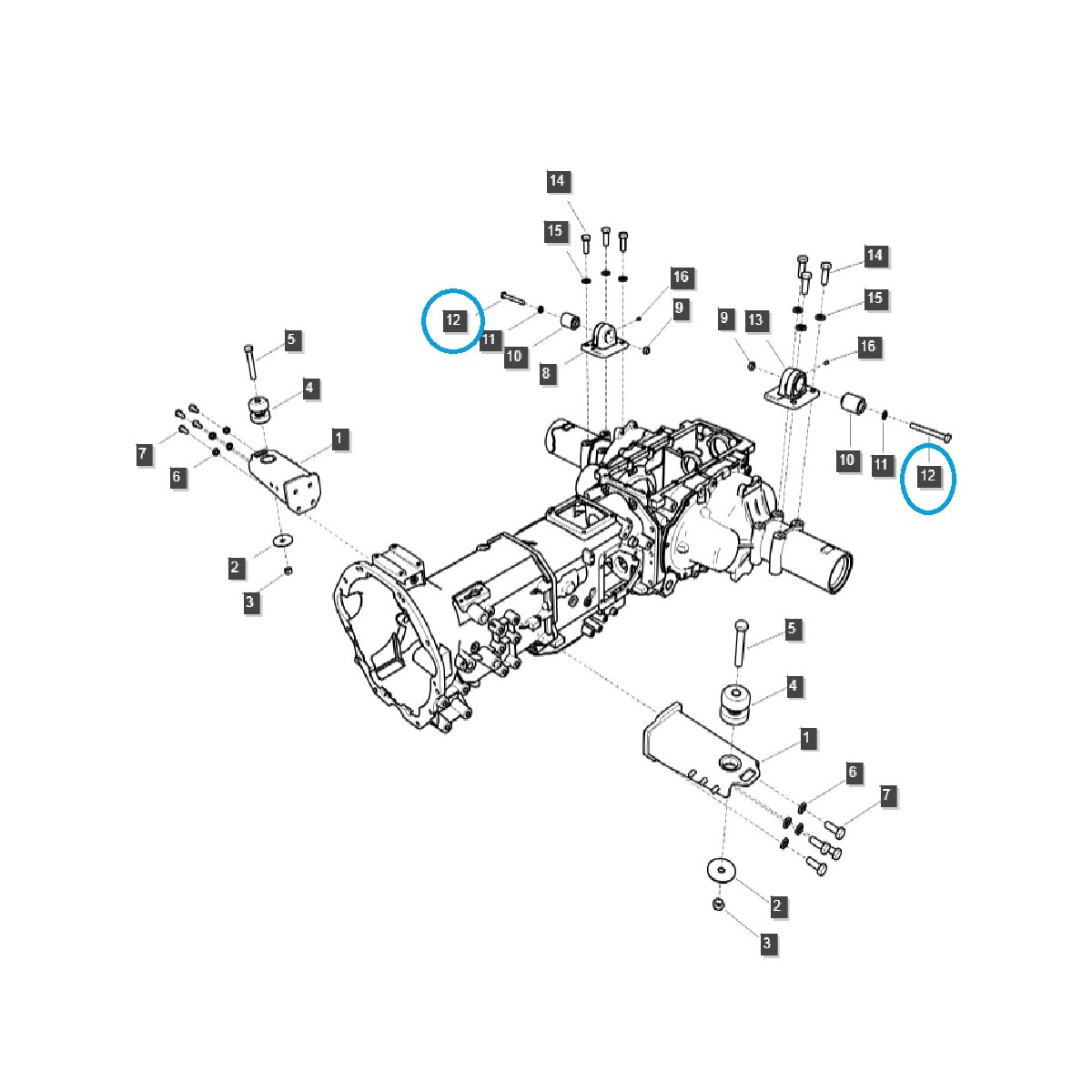 screws - Screw M12 x 1.25 x 110 mm / S104121153 / Ls Tractor 40029486