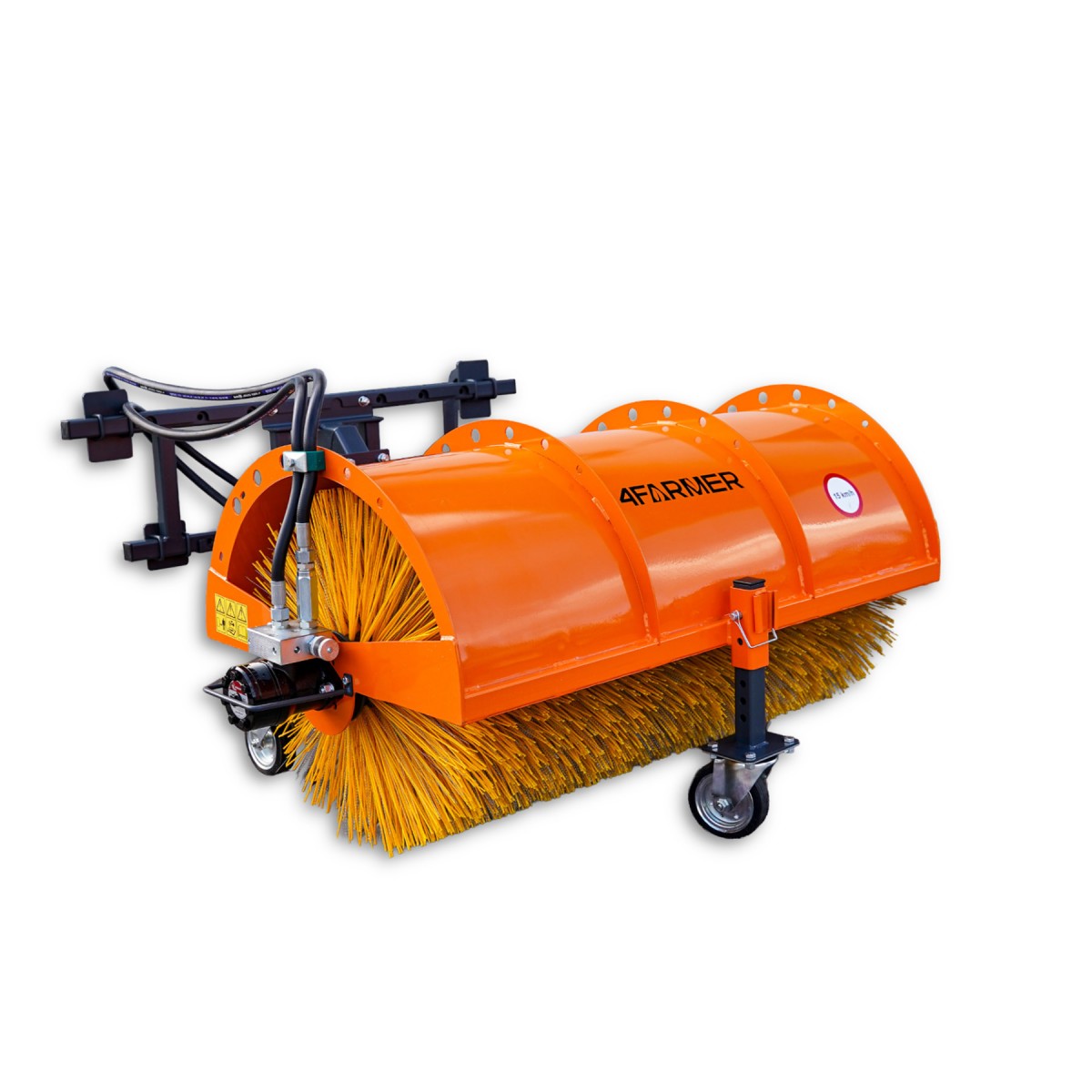 balayeuses - Balayeuse 120 cm pour tracteur sans panier T 804/0, hydraulique, avec châssis européen (TUR) 4FARMER