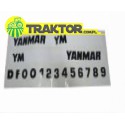 Cost of delivery: Grands autocollants YANMAR, 680*180mm