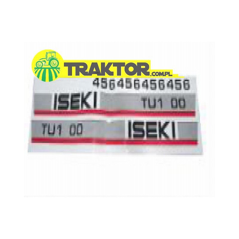 pièces pour iseka - Grands autocollants ISEKI : 960*210mm