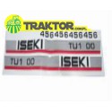 Cost of delivery: ISEKI large stickers: 960*210mm