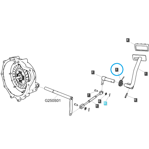 Muelle tope embrague / TRG260 / Ls Tractor 40292274