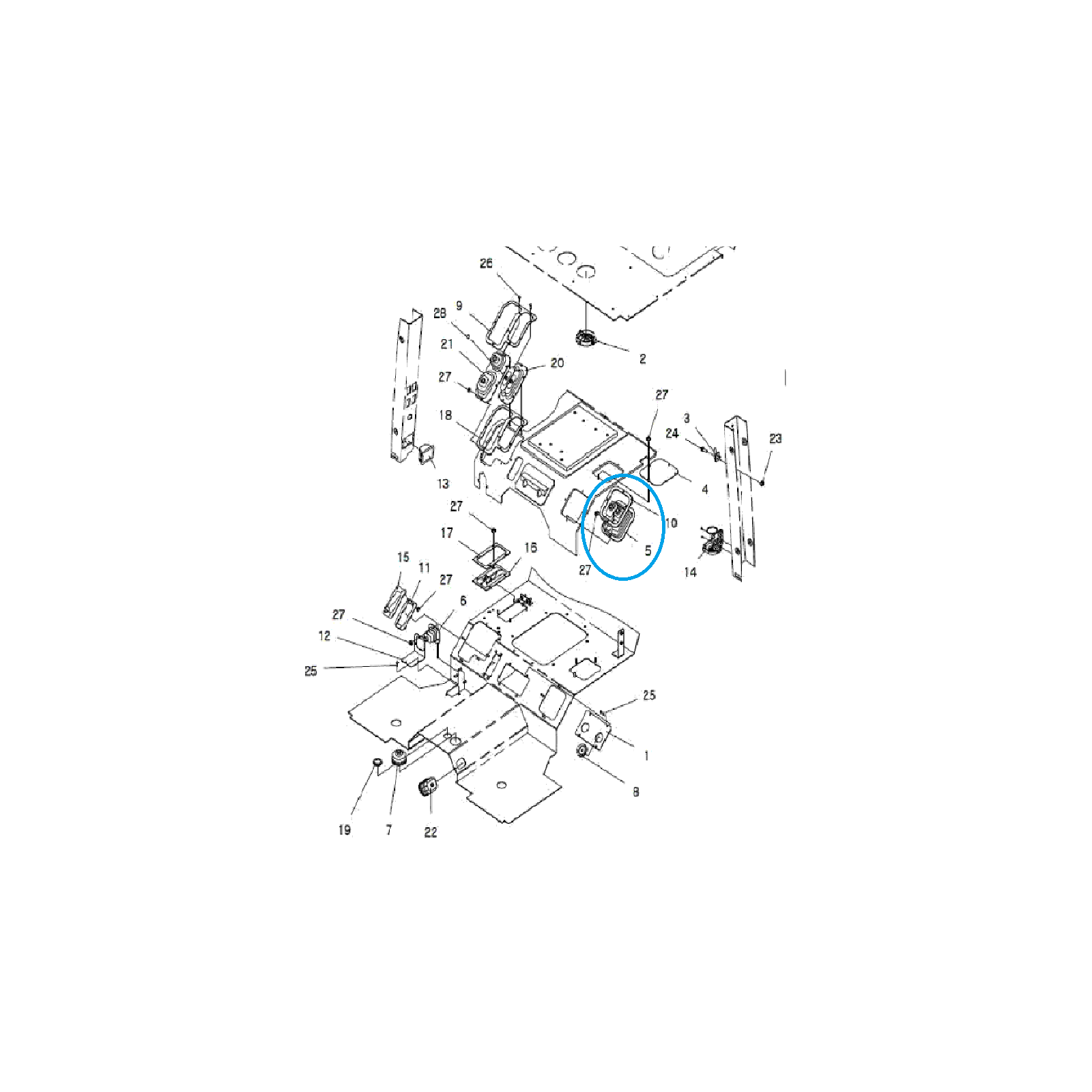 Mieszek, uszczelniacz lewarka / TRG869 / LS Tractor / 40007342