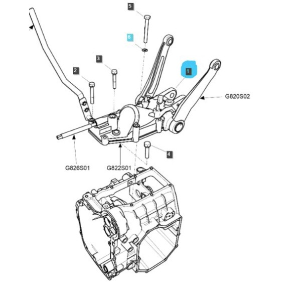 Podnośnik hydrauliczny LS J23, J27, J23HST, J27 HST, XJ25 G820 / 20107591