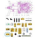 TRG980 / LS Tractor / 40008815 Differential Warning Sticker