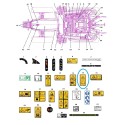 Naklejka ostrzegawcza, wysokie ciśnienie TRG980 / LS Tractor / 40269468