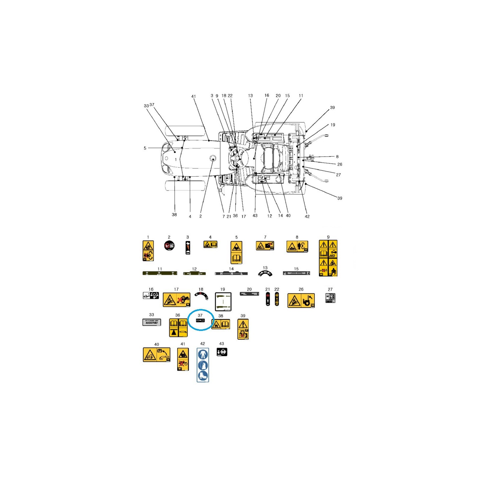 Obtisk / LS traktor č. 40255437