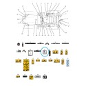 TRG980 J23 MEC, J23HST, J27MEC, J27HST, XJ2025 LS Tractor Information Sticker / 40434805