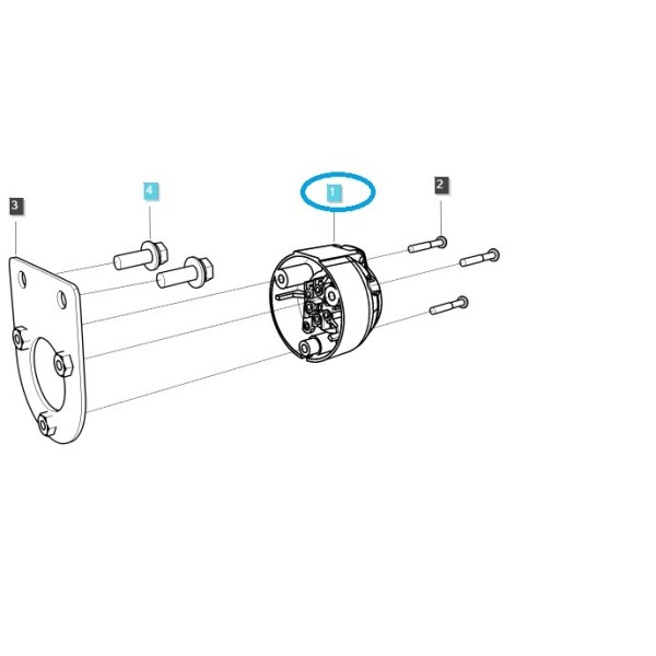 Douille de lampe de signalisation TRG760 / Tracteur LS /40007128
