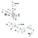 Distanzstück 46 x 33 x 0,2 mm / TRG400 / LS Traktor / 40010074