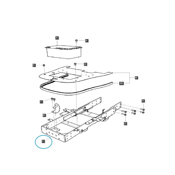 Cadre moteur MT3R-TK / LS MT357 / TRG210 / 40579035