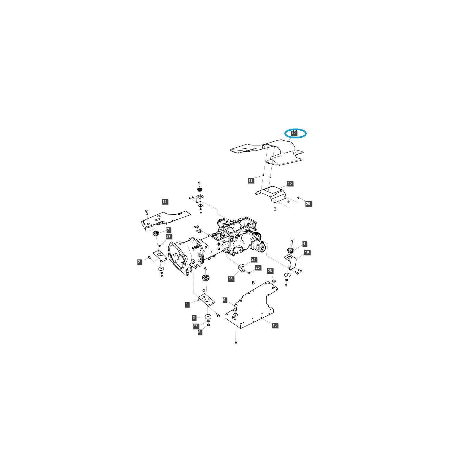 copy of Tapete de goma / Alfombra / Tractor LS / 40432565 / 40050189