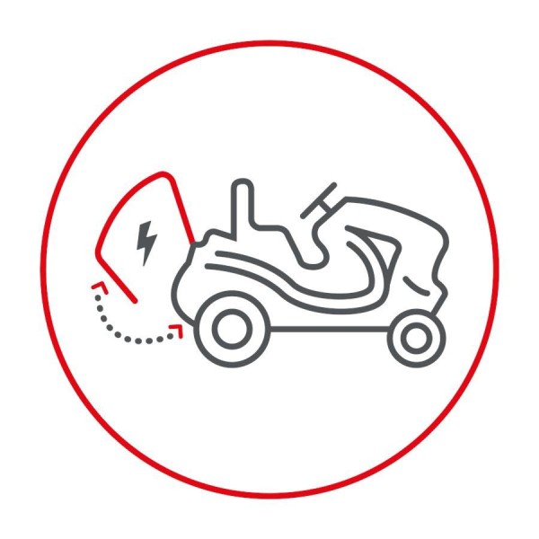 Elektryczne opróżnianie kosza traktorków AL-KO | Traktor.com.pl