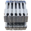 Ballast 160 kg, Zuladung auf Traktor Solis 50, 4 x 25 kg + 2 x 30 kg