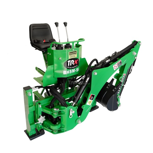 Traktorbagger mit BHMS 95 TRX