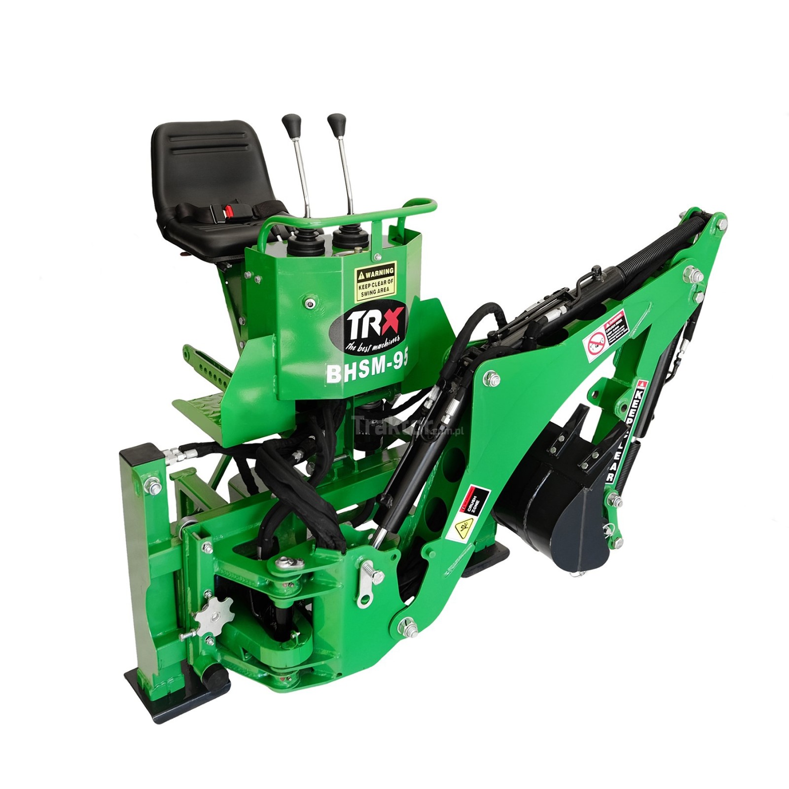 Tracteur-pelle BHMS 225 TRX avec changement de vitesse
