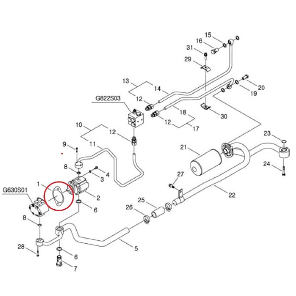 Hydraulic pump seal / 83 x 0.80 mm / LS MT3.35 / LS MT3.40 / LS MT3.50 / LS MT3.60 / A1823103 / no. 40006914
