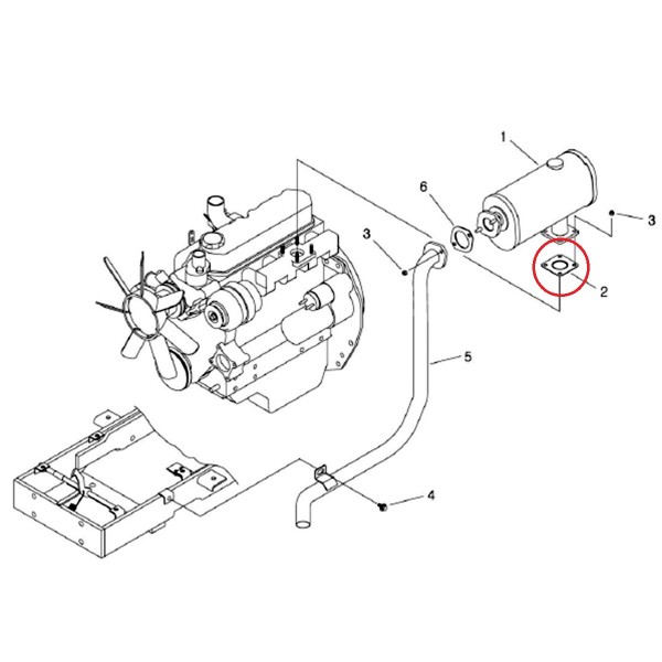Schalldämpferdichtung Ø 37 mm / 75 x 75 x 1,80 mm / LS XJ25 / A1151101 / 40006941
