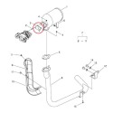 Těsnění tlumiče výfuku / Ø 45 mm / TRG150 / A1151158 / 40006947