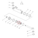 Tesnenie valca posilňovača riadenia / 18 x 22 x 2,75 mm / Traktor LS / TRG630 / A1630481 / č. 40007552