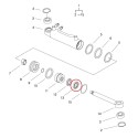 Power steering cylinder seal / 19 x 22 x 3 mm / LS Tractor / TRG630 / A1630482 / no. 40007553