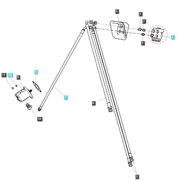 Posilňovač riadenia Orbitrol / 12T / LS R 41 / LS i 28 / A1630628 / 40336000 / č. 40007570