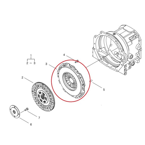 Plato de presión del embrague / LS MT3.35 / LS MT3.40 / LS R28i / LS i28 / TRG250 / A1250094 / n.º 40007595