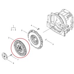 Kupplungsscheibe / LS Traktor / Nr. 40007678