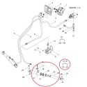 Hydraulic Power Steering Cylinder / Right / No. 40007986 / LS Tractor