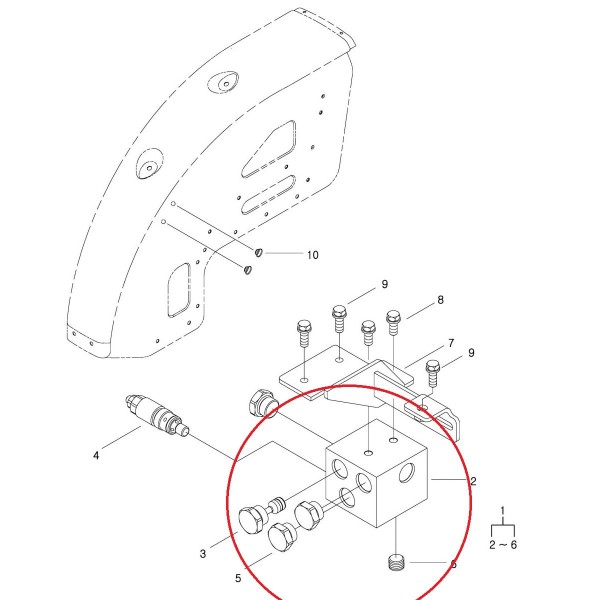 Sada ventilů / Traktor LS / Č. 40008088