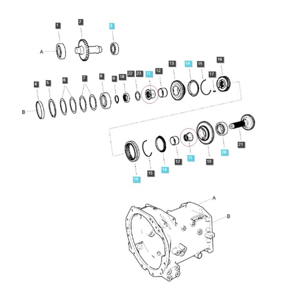 Mrazicí sáček / 30T / LS MT3.35 / LS MT3.40 / LS MT3.50 / LS MT3.60 / A1281046 / nr 40010338