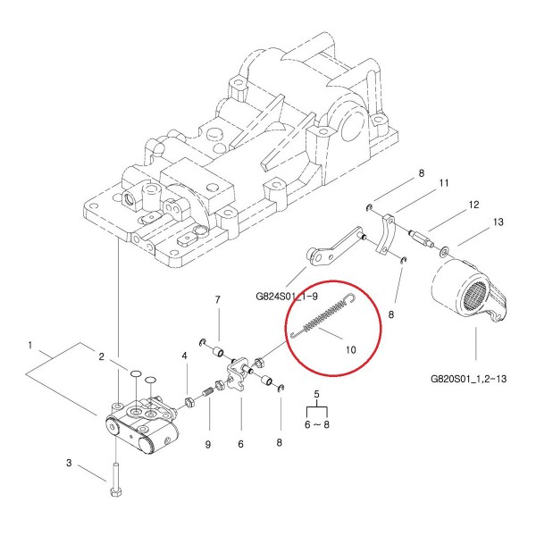 Feder / Nr. 40011934 / LS Traktor