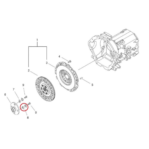 Podkładka sprzęgła / TRG250 / LS Tractor / nr 40012289