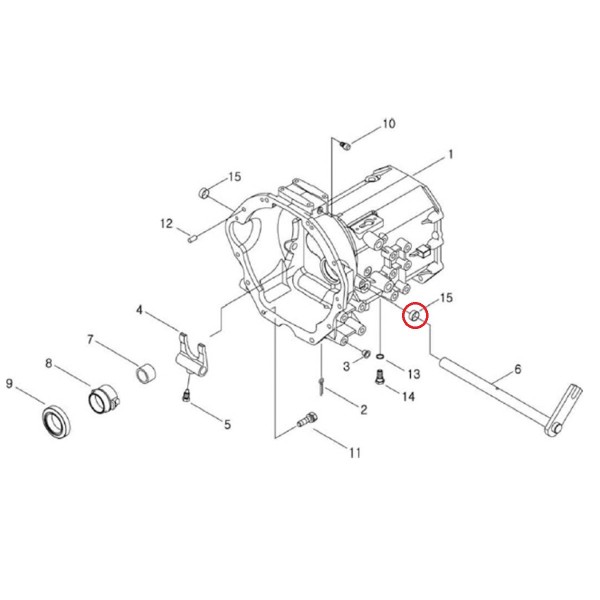 Puzdro / 20 x 23 x 25 mm / Traktor LS / LS XJ25 / LS MT1.25 / A0677525 / č. 40012728