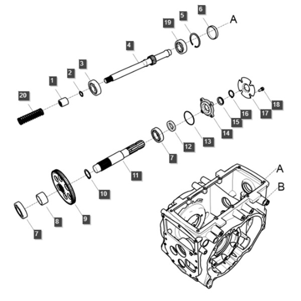 Uszczelniacz / LS MT3.35 / LS MT3.40 / LS MT3.50 / LS MT3.60 / A0653232 / nr 40012824