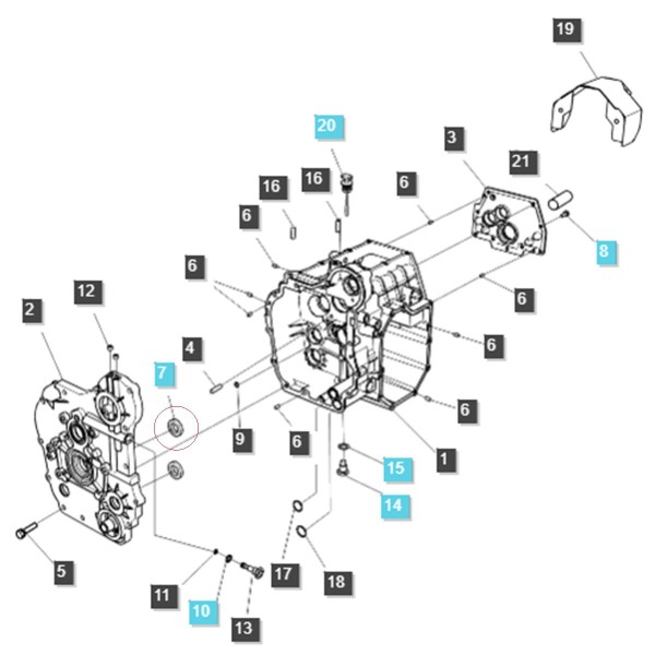 Uszczelniacz / LS MT1.25 / LS MT3.35 / LS MT3.40 / LS MT3.50 / LS MT3.60 / LS XJ25 / A0651253 / n.º 40012884