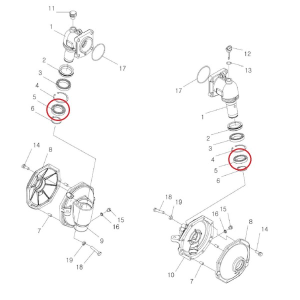 Kuličkové ložisko / 45 x 68 x 12 mm / Traktor LS / LS XJ25 / A0869090 / Č. 40012918
