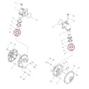 Łożysko kulkowe / 45 x 68 x 12 mm / LS Tractor / LS XJ25 / A0869090 / nr 40012918 | Traktor.com.pl