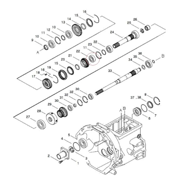Kugellager / 45 x 68 x 12 mm / LS Traktor / LS XJ25 / A0869090 / Nr. 40012918