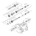 Guľôčkové ložisko / 45 x 68 x 12 mm / Traktor LS / LS XJ25 / A0869090 / č. 40012918