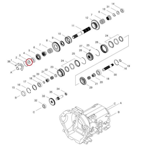 Utesňovač 35 x 45 x 8 mm / LS MT3,50 / LS MT3,60 / A0653002 / 40012920
