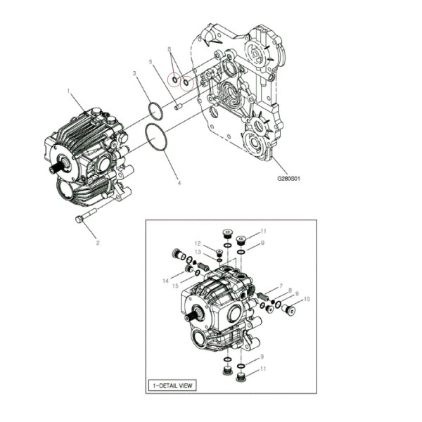 O-krúžok 11,80 x 2,40 / LS MT1,25 / LS MT3,35 / LS MT3,40 / LS MT3,50 / LS MT3,60 / LS XJ25 / S801012010 / 40029199