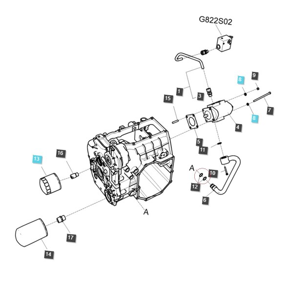 O-krúžok / 21,80 x 2,40 mm / LS XJ25 / LS MT3,35 / LS MT3,40 / LS MT3,50 / LS MT3,60 / S801022010 / nr 40029209
