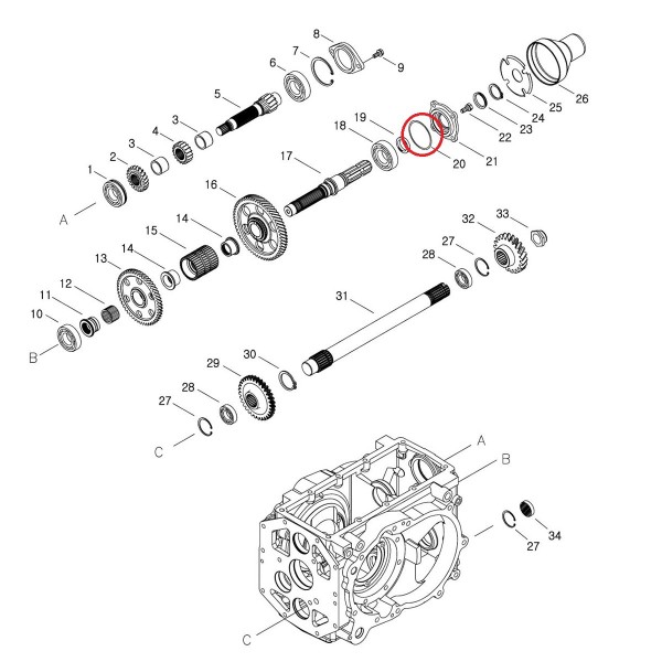 Joint torique / LS MT3.50 / LS MT3.60 / S804080010 / nr 40029256