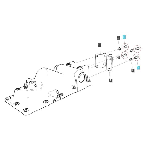 Skrutka M14 x 2,00 x 35 mm / LS MT3,35 / LS MT3,40 / LS MT3,50 / LS MT3,60 / S101143543 / 40029395