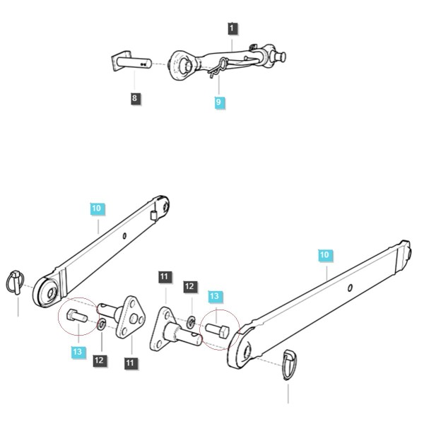 Śruba M14 x 2.00 x 35 mm / LS MT3.35 / LS MT3.40 / LS MT3.50 / LS MT3.60 / S101143543 / 40029395 | Traktor.com.pl