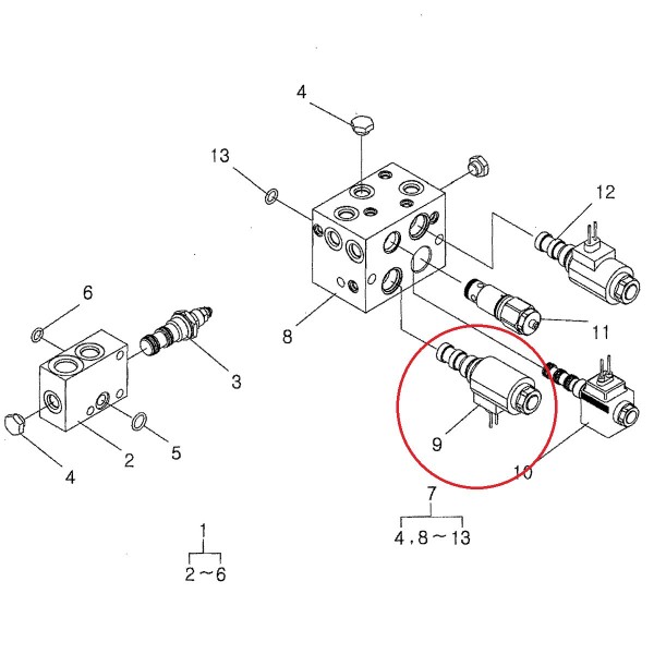 Zawór hydrauliczny WOM/PTO / LS PLUS 70 / LS PLUS 80 / LS PLUS 90 / TRG822 / nr 40030352 | Traktor.com.pl