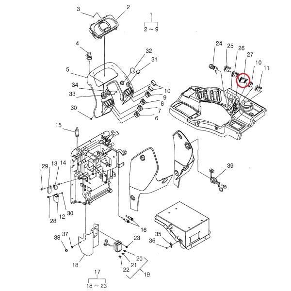 PTO/interrupteur PTO / 12V / 3A / MANUEL / AUTO / LS PLUS 70 / LS PLUS 80 / LS PLUS 90 / TRG750 / no.