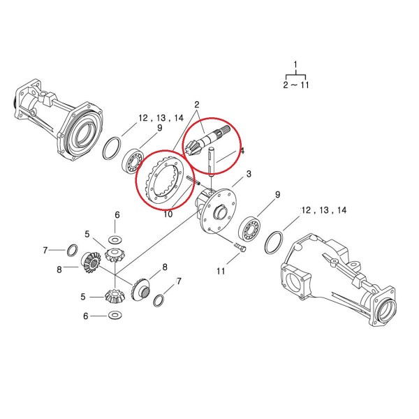 Diskové koleso 37T + vstupný hriadeľ 6T/16T / LS R 41 / LS R 50 / LS R 60 / G400 / A1400172 / MT40036068 / 40036068